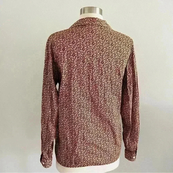 Vintage Italy Button Down Shirt Fruit Print Sz S Cotton - Picture 4 of 9